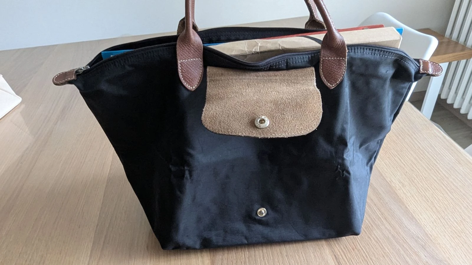 Bolso tote Longchamp - Negro - Tamaño L Perfecto para las clases – photo 12